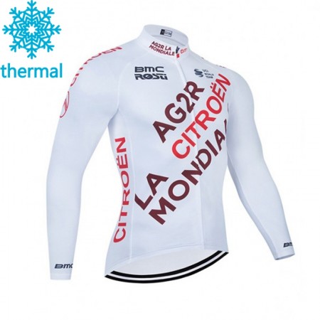 Maillot 2021 AG2R Citroen Team Hiver Thermal Fleece N001